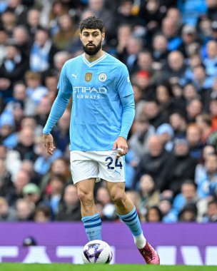 Manchester City 'den Joko Gvardiol 13 Nisan 2024 tarihinde Etihad Stadyumu' nda oynanan Premier League maçında