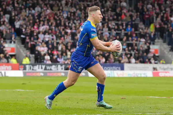 George Williams Warrington Wolves Betfred Challenge Cup Quarter Final Match — Stock Photo, Image
