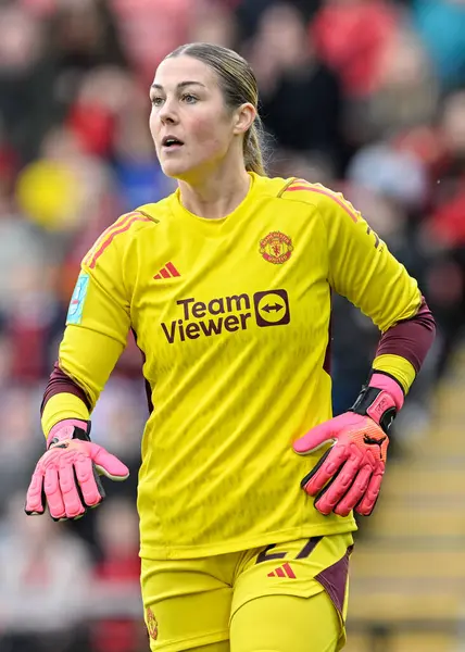 Mary Earps Manchester United Women Adobe Women Cup Semi Final — Stock Photo, Image