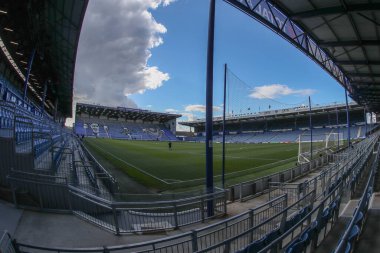 Fratton Park 'ın Sky Bet Ligi 1 maçı sırasında Portsmouth - Barnsley maçı sırasında genel görünümü Fratton Park, Portsmouth, İngiltere, 16 Nisan 202