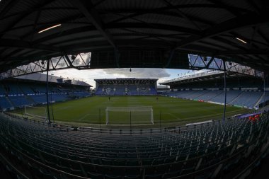 Fratton Park 'ın Sky Bet Ligi 1 maçı sırasında Portsmouth - Barnsley maçı sırasında genel görünümü Fratton Park, Portsmouth, İngiltere, 16 Nisan 202