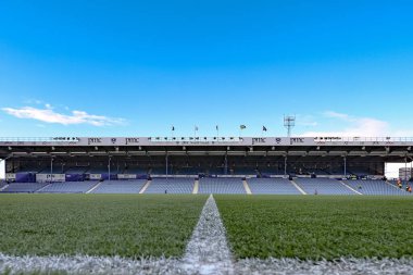 Fratton Park 'ın Sky Bet Ligi 1 maçı sırasında Portsmouth - Barnsley maçı sırasında genel görünümü Fratton Park, Portsmouth, İngiltere, 16 Nisan 202