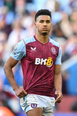 Aston Villa 'dan Ollie Watkins Premier Lig karşılaşmasında Aston Villa, Bournemouth' a karşı Villa Park, Birmingham, Birleşik Krallık, 21 Nisan 202