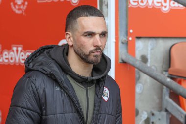 Barnsley 'den Adam Phillips Sky Bet Ligi 1 maçında Blackpool Barnsley' e karşı Bloomfield Road, Blackpool, İngiltere, 20 Nisan 202