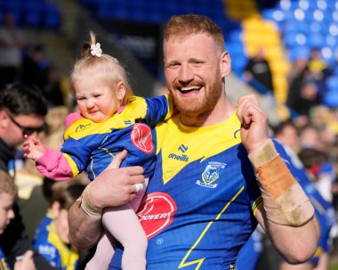 Warrington Wolves 'tan Joe Bullock, 20 Nisan 202' de Halliwell Jones Stadyumu 'nda oynanan Warrington Wolves - Leigh Leopards maçında oynadığı Betfred Süper Lig 8.