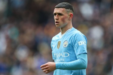 Manchester City 'den Phil Foden, 20 Nisan 202' de Wembley Stadyumu 'nda Manchester City ile Chelsea arasında oynanan FA Cup yarı final maçında