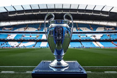UEFA Şampiyonlar Ligi çeyrek final maçında Avrupa Kupası Manchester City, Etihad Stadyumu 'nda Real Madrid' e karşı, 17 Nisan 202