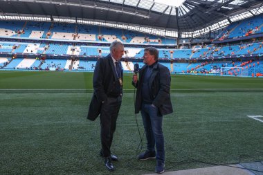 Carlo Ancelotti 17 Nisan 202 'de Etihad Stadyumu' nda oynanan UEFA Şampiyonlar Ligi çeyrek final maçında mülakata alındı.