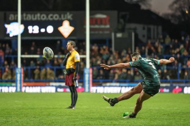 Huddersfield Giants takımından Jake Connor 19 Nisan 202 'de Leeds-Huddersfield Giants' a karşı oynanan Betfred Süper Lig 8. Maçı 'nda 12-2 yenerek penaltı aldı.