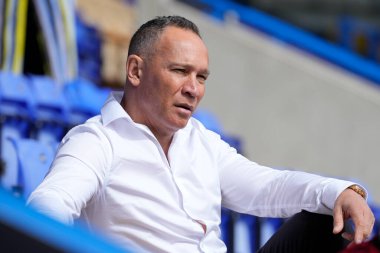 Adrian Lam Leopar koçu Betfred Süper Lig 8. Raundundan önce Warrington Wolves, Leigh Leopards 'a karşı Halliwell Jones Stadyumu, Warrington, İngiltere, 20 Nisan 202