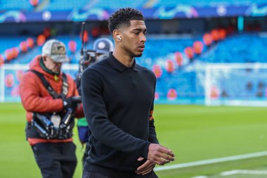 Real Madrid 'den Jude Bellingham, 17 Nisan 202 tarihinde Etihad Stadyumu' nda oynanan UEFA Şampiyonlar Ligi çeyrek finalinde Real Madrid 'e karşı geldi.