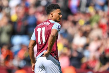 Aston Villa 'dan Ollie Watkins Premier Lig karşılaşmasında Aston Villa, Bournemouth' a karşı Villa Park, Birmingham, Birleşik Krallık, 21 Nisan 202