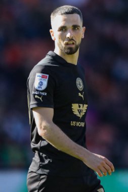 Barnsley 'den Adam Phillips Sky Bet Ligi 1 maçında Blackpool Barnsley' e karşı Bloomfield Road, Blackpool, İngiltere, 20 Nisan 202