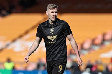 Barnsley 'den Sam Cosgrove Sky Bet Ligi 1 maçında Blackpool Barnsley' e karşı Bloomfield Road, Blackpool, İngiltere, 20 Nisan 202
