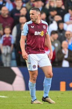 Aston Villa 'dan John McGinn Premier Lig karşılaşmasında Aston Villa, Bournemouth' a karşı Villa Park, Birmingham, Birleşik Krallık, 21 Nisan 202