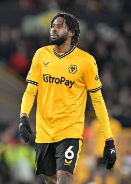 Wolverhampton Wanderers 'dan Boubacar Traor, Premier League maçı sırasında Wolverhampton Wanderers, Molineux, Wolverhampton, Birleşik Krallık' ta Arsenal 'e karşı, 20 Nisan 2024