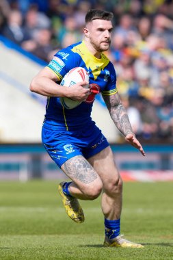 Warrington Wolves 'dan Connor Wrench Betfred Süper Lig 8. Raundunda Warrington Wolves, Leigh Leopards' a karşı Halliwell Jones Stadyumu, Warrington, İngiltere, 20 Nisan 202