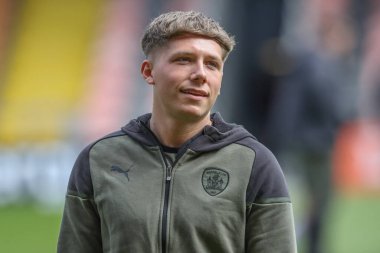 Barnsley 'li Aiden Marsh Sky Bet Ligi 1 maçında Blackpool Barnsley' e karşı Bloomfield Road, Blackpool, İngiltere, 20 Nisan 202