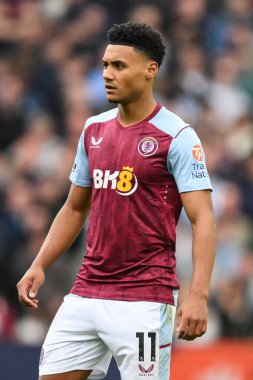Aston Villa 'dan Ollie Watkins Premier Lig karşılaşmasında Aston Villa, Bournemouth' a karşı Villa Park, Birmingham, Birleşik Krallık, 21 Nisan 202