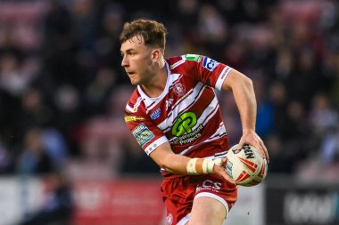 Wigan Warriors 'dan Harry Smith, 19 Nisan 202' de İngiltere 'nin Wigan Stadyumu' nda oynanan Wigan Warriors - Castleford Tigers maçında ilk raundu kazandı.
