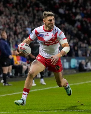 Betfred Süper Lig 8. Raundunda St. Helens - Hull FC maçı sırasında St. Helens Stadyumu, St Helens, Birleşik Krallık, 19 Nisan 202