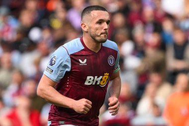 Aston Villa 'dan John McGinn Premier Lig karşılaşmasında Aston Villa, Bournemouth' a karşı Villa Park, Birmingham, Birleşik Krallık, 21 Nisan 202