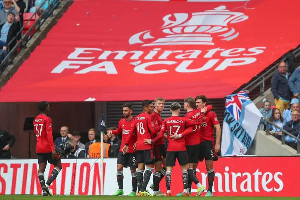 Harry Maguire Manchester United Celebrates His Goal Make Manchester United — Stock Photo, Image