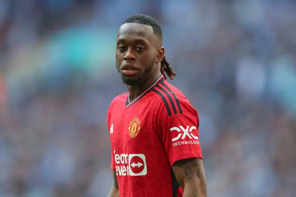 Aaron Wan Bissaka Manchester United Emirates Cup Semi Final Match — Stock Photo, Image