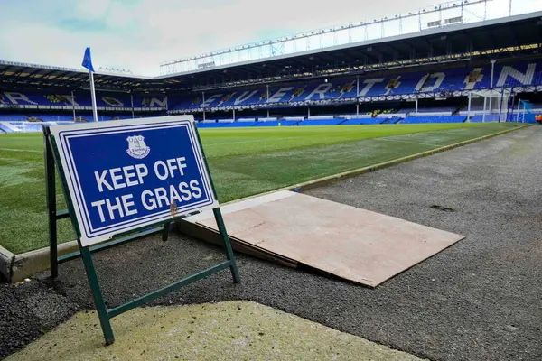 Goodison Park 'ın genel bir görüntüsü, Everton Premier League maçından önce Goodison Park, Liverpool' da Everton 'a karşı, 21 Nisan 202