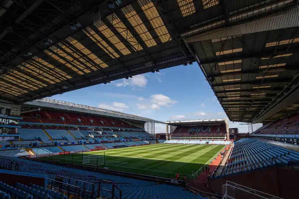 Premier League karşılaşması öncesinde Villa Park 'ın genel görünümü, Aston Villa - Bournemouth Villa Park, Birmingham, İngiltere, 21 Nisan 202