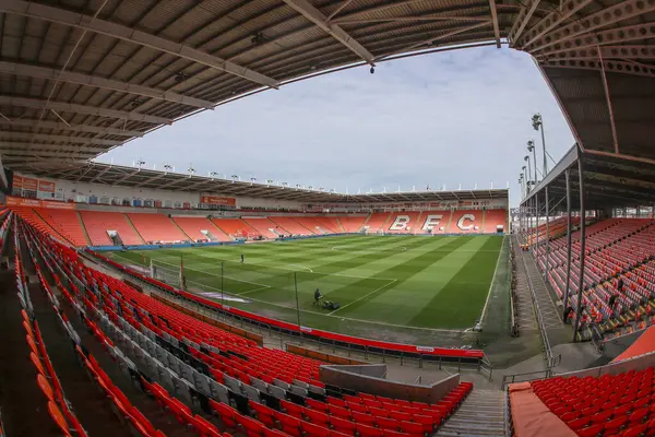 stock image A general view of Bloomfield Road during the Sky Bet League 1 match Blackpool vs Barnsley at Bloomfield Road, Blackpool, United Kingdom, 20th April 202