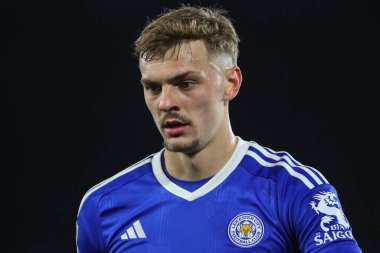 Leicester City 'den Kiernan Dewsbury-Hall Gökyüzü İddia Şampiyonası maçında Leicester City, Southampton' a karşı King Power Stadyumu, Leicester, İngiltere, 23 Nisan 202