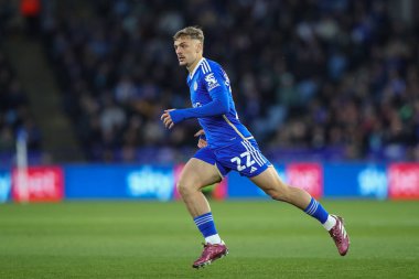 Leicester City 'den Kiernan Dewsbury-Hall, Leicester City maçı sırasında Leicester City ile Southampton King Power Stadyumu, Leicester, İngiltere, 23 Nisan 202