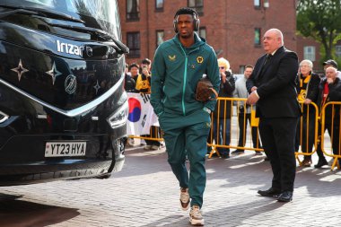 Wolverhampton Wanderers takımından Nlson Semedo, 24 Nisan 2024 tarihinde İngiltere 'nin Wolverhampton kentinde oynanan Premier League maçında Wolverhampton Wanderers-Bournemouth maçına geldi.