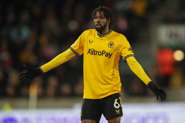 Wolverhampton Wanderers 'dan Boubacar Traor Premier League maçında Wolverhampton Wanderers, Bournemouth' a karşı Molineux, Wolverhampton, Birleşik Krallık, 24 Nisan 2024