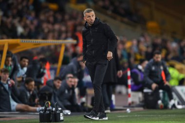 Wolverhampton Wanderers 'ın menajeri Gary O' Neil, 24 Nisan 202 'de Molineux, Wolverhampton' da oynanan Premier League maçında Wolverhampton Wanderers 'a karşı Bournemouth maçında tepki gösterdi.