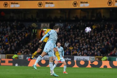 Hwang Hee-Chan of Wolverhampton Wanderers scores however his goal is disallowed for a foul during the Premier League match Wolverhampton Wanderers vs Bournemouth at Molineux, Wolverhampton, United Kingdom, 24th April 202 clipart