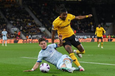 Bournemouth takımından Milos Kerkez, Wolverhampton Wanderers - Bournemouth maçında Wolverhampton Wanderers - Wolineux, Wolverhampton, Birleşik Krallık - 24 Nisan 202