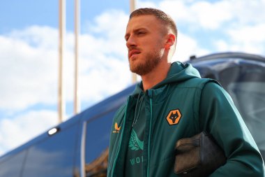 Wolverhampton Wanderers takımından Daniel Bentley, 24 Nisan 202 'de Wolverhampton Wanderers ile Bournemouth arasında oynanan Premier League maçına geldi.