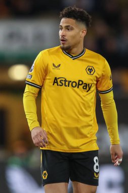 Wolverhampton Wanderers 'dan Joo Gomes Premier League maçında Wolverhampton Wanderers, Molineux, Wolverhampton' da Bournemouth 'a karşı, 24 Nisan 2024