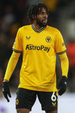 Wolverhampton Wanderers 'dan Boubacar Traor Premier League maçında Wolverhampton Wanderers, Bournemouth' a karşı Molineux, Wolverhampton, Birleşik Krallık, 24 Nisan 2024