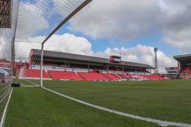 Oakwell 'in Sky Bet Ligi 1 maçı sırasında Oakwell, Barnsley ile Northampton Town arasında 27 Nisan 202' de oynanan genel bir görüntüsü.