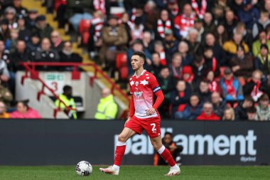 Barnsley 'den Jordan Williams Sky Bet Ligi 1 maçında Barnsley, Northampton Town' a karşı Oakwell, Barnsley, Birleşik Krallık 'ta 27 Nisan 202