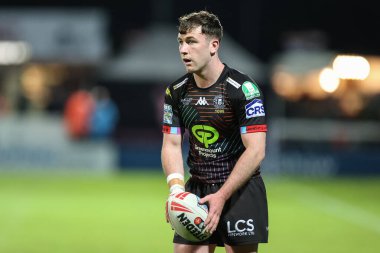 Wigan Warriors 'dan Harry Smith Betfred Süper Lig 9. Raundunda Hull KR, Wigan Warriors' a karşı Sewell Group Craven Park, Kingston üzerine Hull, Birleşik Krallık, 26 Nisan 202