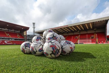 Oakwell 'in Sky Bet Ligi 1 maçı sırasında Oakwell, Barnsley ile Northampton Town arasında 27 Nisan 202' de oynanan genel bir görüntüsü.