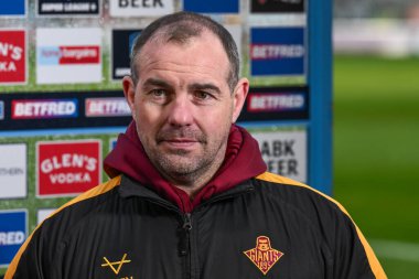 Ian Watson Huddersfield Giants 'ın baş antrenörü Betfred Süper Lig 9. Raundu öncesinde St Helens - Huddersfield Giants maçı öncesinde St Helens Wicked Stadyumu, St Helens, Birleşik Krallık, 25 Nisan 202