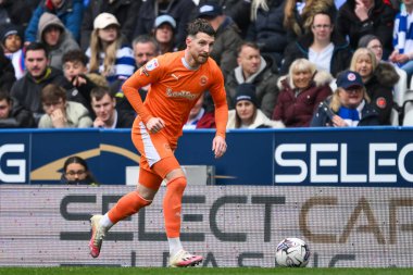 Blackpool 'dan James Husband, 27 Nisan 202' de Birleşik Krallık 'taki Select Car Leasing Stadyumu' nda oynanan 1.