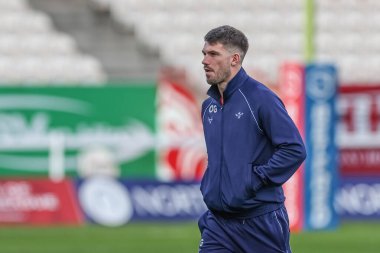 Hull KR 'dan Oliver Gildart, 26 Nisan 202' de İngiltere 'nin Hull kentindeki Kingston' daki Sewell Group Craven Park 'ta oynanan 9.