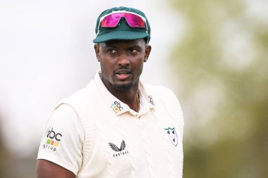Worcestershire 'dan Jason Holder, Vitality County Şampiyonluk Ligi 1 maçı sırasında Kidderminster Kriket Kulübü' nde Worcestershire-Somerset maçı, Kidderminster, Birleşik Krallık, 26 Nisan 202
