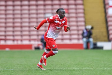 Barnsley 'li Fbio Jal, 27 Nisan 2024 tarihinde İngiltere' nin Oakwell kentinde oynanan Sky Bet 1 maçında Northampton Town 'a karşı oynadığı maçta ikinci yarıda sahaya çıkıyor.